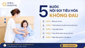 5 bước nội soi không đau