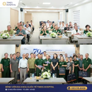 TIMES HOSPITAL TỔ CHỨC CHƯƠNG TRÌNH “THĂM KHÁM SỨC KHỎE – TRI ÂN CỰU CHIẾN BINH” – KỶ NIỆM 79 NĂM NGÀY THƯƠNG BINH LIỆT SĨ